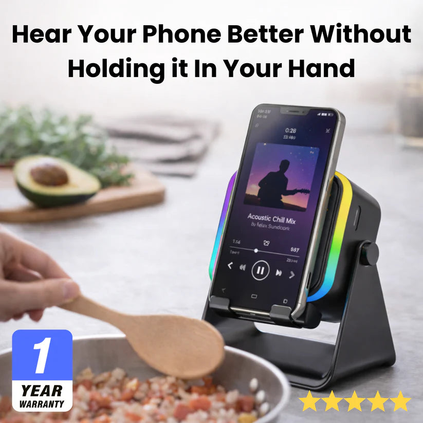 Juvanex™ 3 In 1 Phone Induction Speaker
