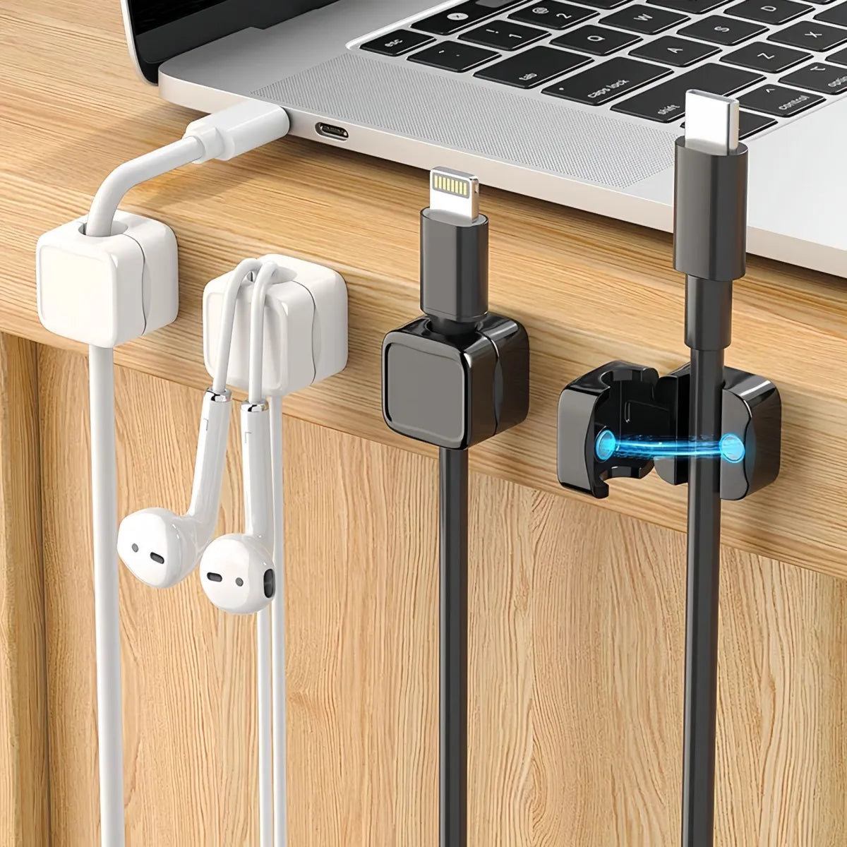 Magnetic Cable Organizer for Desktop