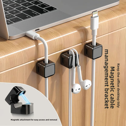 Magnetic Cable Organizer for Desktop